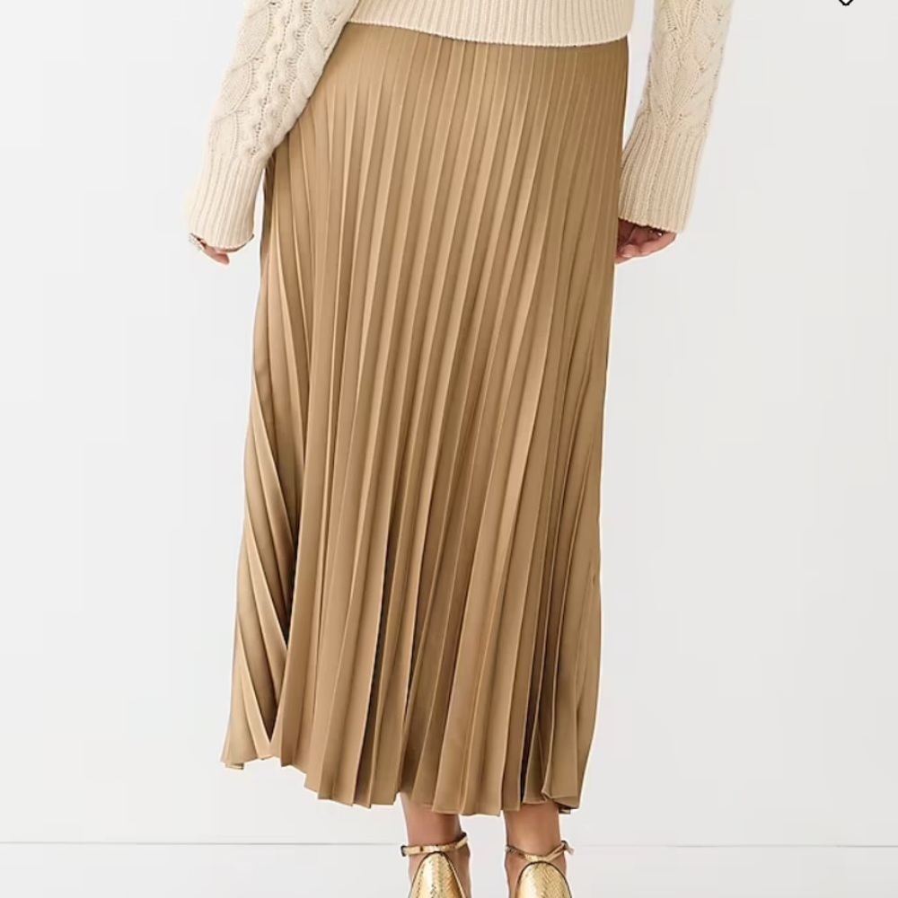 J Crew Pleated pull-on midi skirt BN757 - Picture 3 of 5